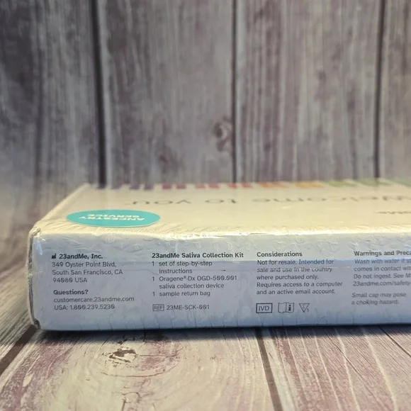 23andMe Saliva Collection Kit Sealed Prepaid Testing & Postage Exp. 8/25** - Picture 3 of 4